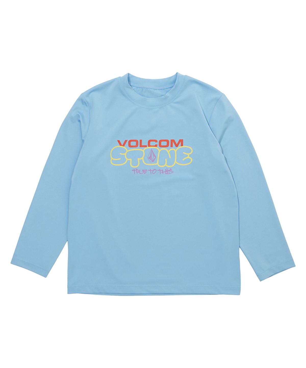 볼컴 키즈(VOLCOM KIDS) 볼컴 드로잉 아쿠아 래쉬가드 티셔츠 D5M026