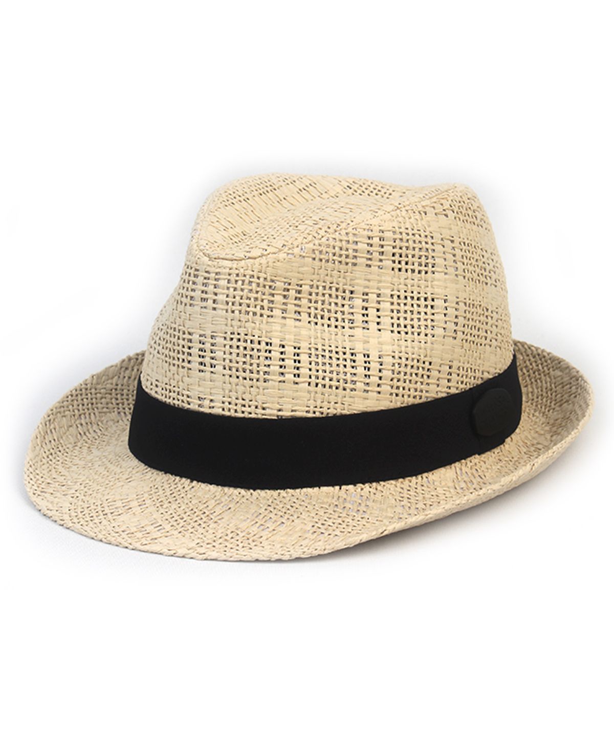 유니버셜 케미스트리(UNIVERSAL CHEMISTRY) Bu Check Ivory Short Fedora 여름페도라