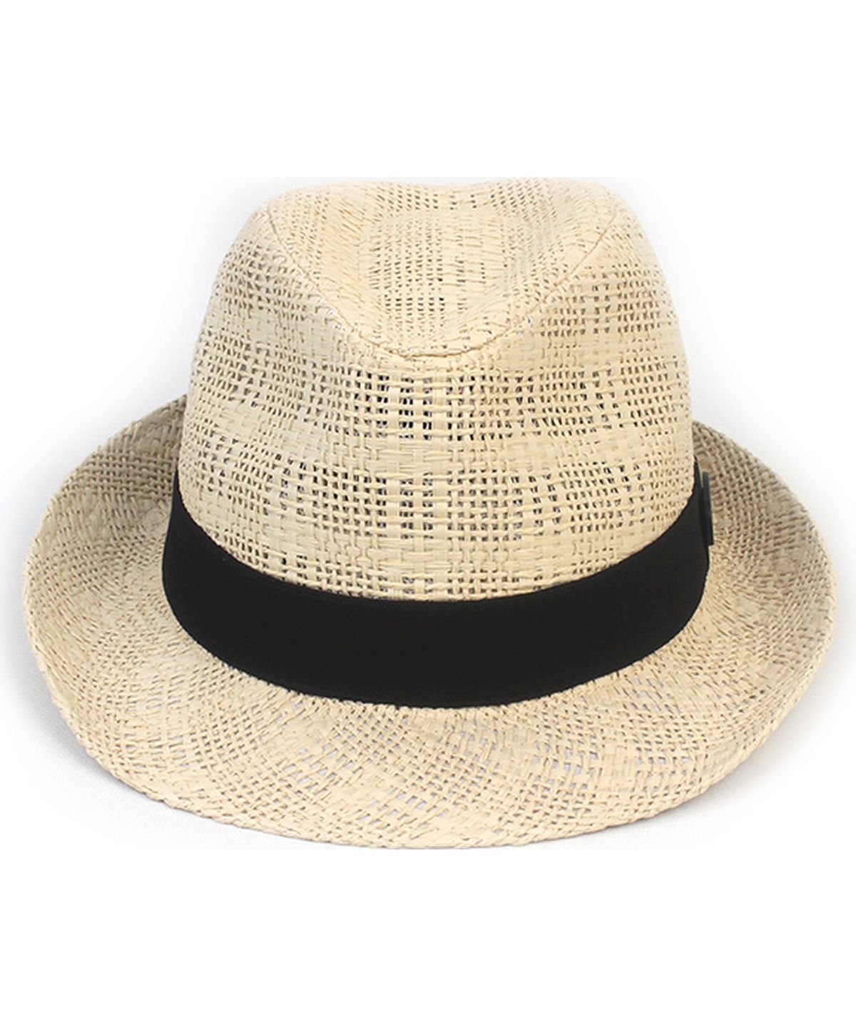 유니버셜 케미스트리(UNIVERSAL CHEMISTRY) Bu Check Ivory Short Fedora 여름페도라