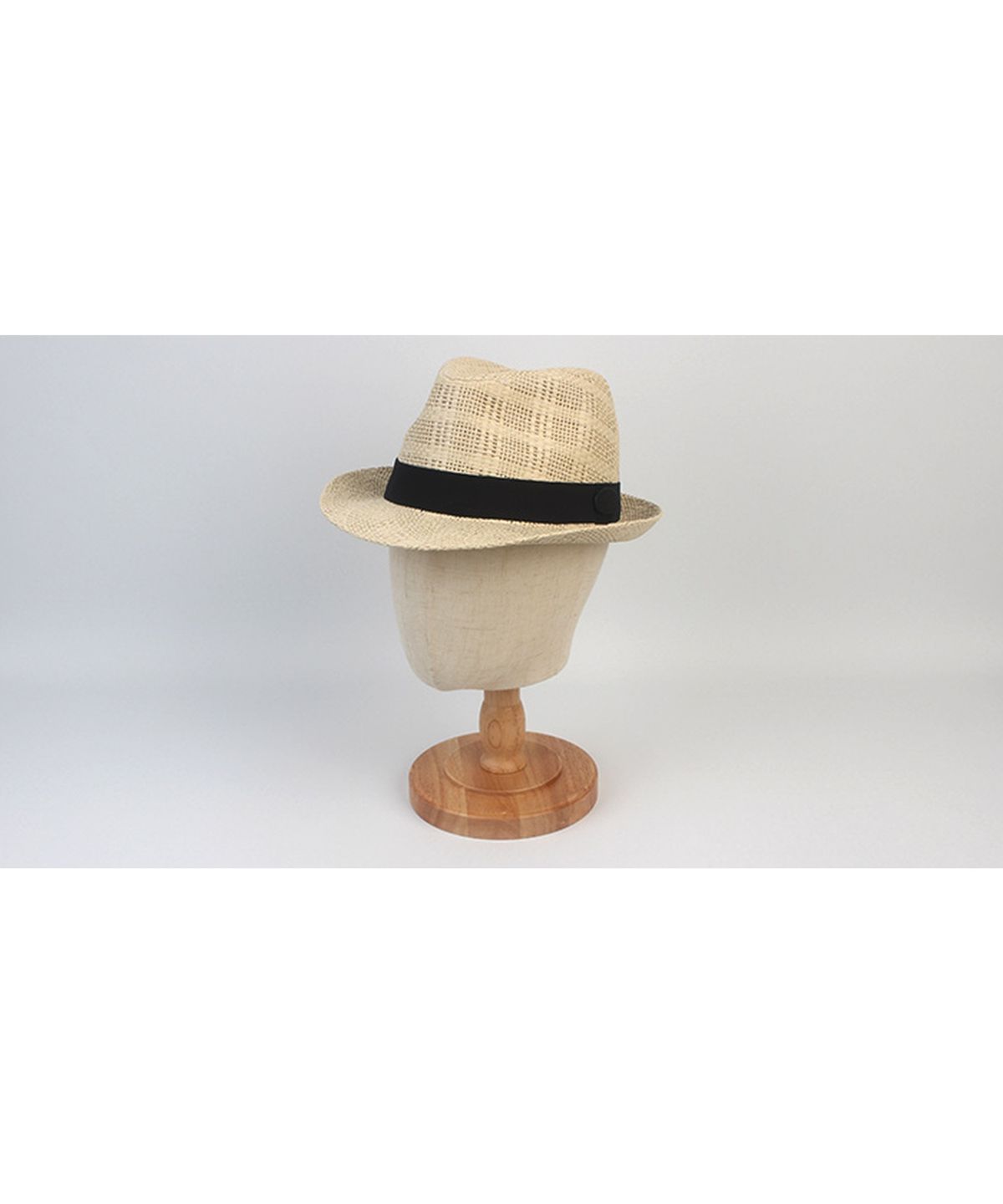 유니버셜 케미스트리(UNIVERSAL CHEMISTRY) Bu Check Ivory Short Fedora 여름페도라