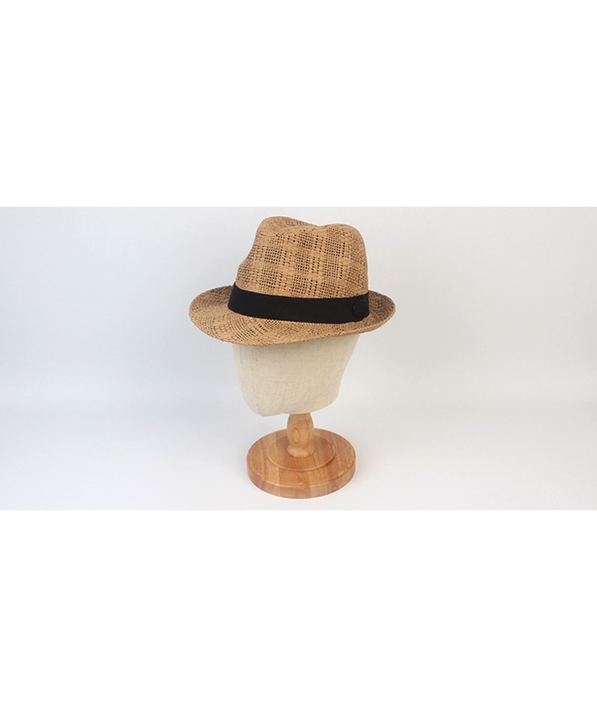 유니버셜 케미스트리(UNIVERSAL CHEMISTRY) Bu Check Beige Short Fedora 여름페도라