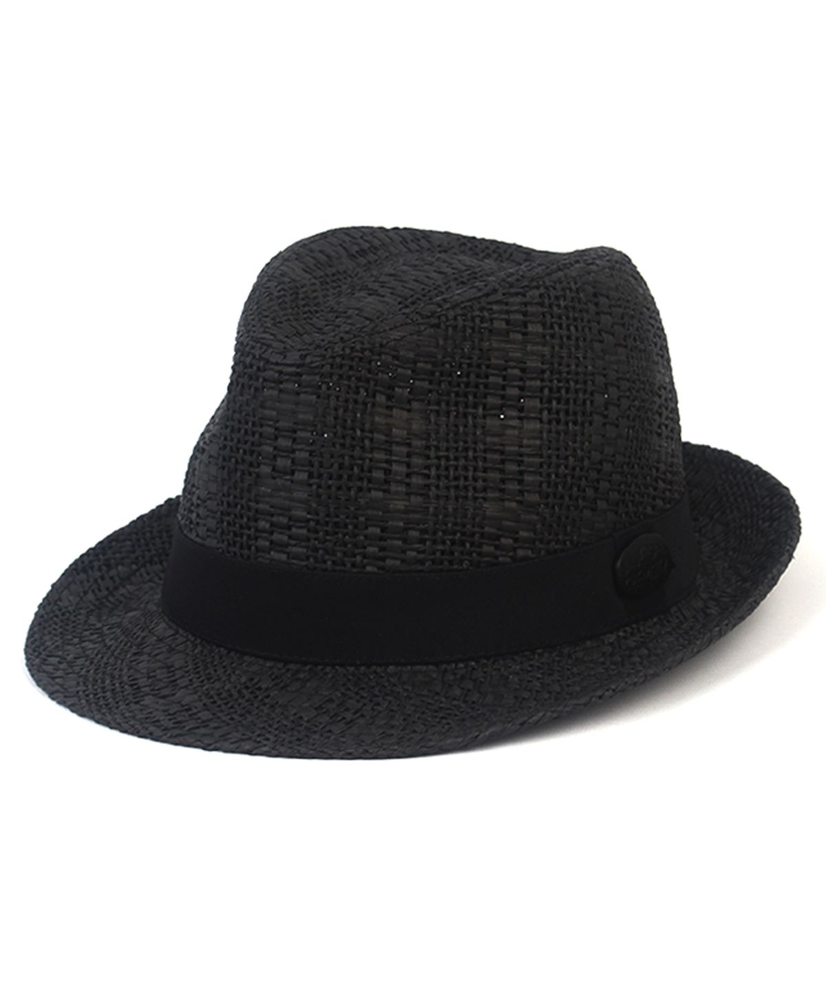 유니버셜 케미스트리(UNIVERSAL CHEMISTRY) Bu Check Black Short Fedora 여름페도라