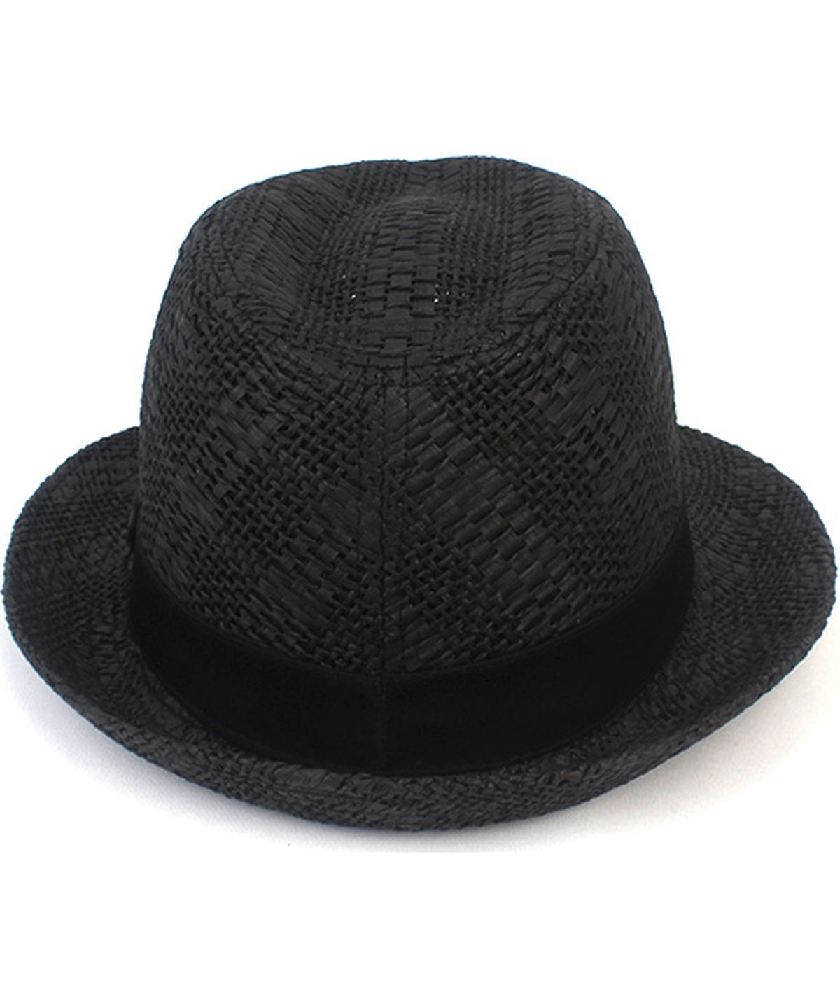 유니버셜 케미스트리(UNIVERSAL CHEMISTRY) Bu Check Black Short Fedora 여름페도라