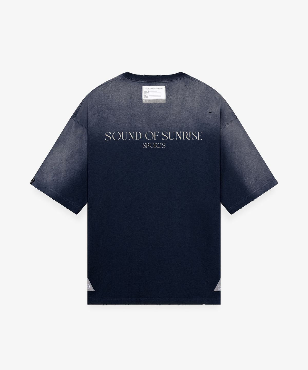 사운드오브선라이즈(SOUND OF SUNRISE) 선 페이디드 라이크 티셔츠 BLACK