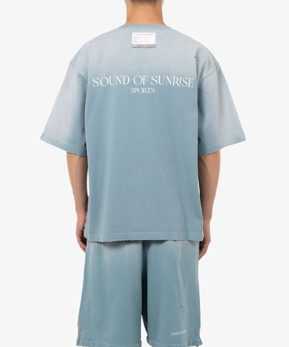 사운드오브선라이즈(SOUND OF SUNRISE) 선 페이디드 라이크 티셔츠 LIGHT BLUE
