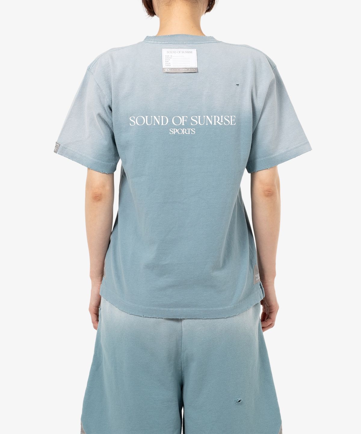 사운드오브선라이즈(SOUND OF SUNRISE) 선 페이디드 라이크 티셔츠 LIGHT BLUE