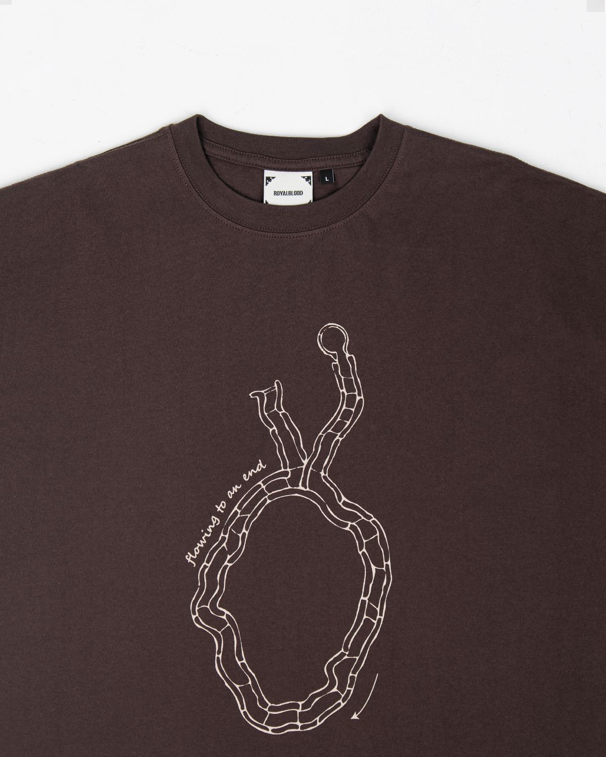 로얄블러드(ROYALBLOOD) Poseokjeong T-Shirt (Brown)