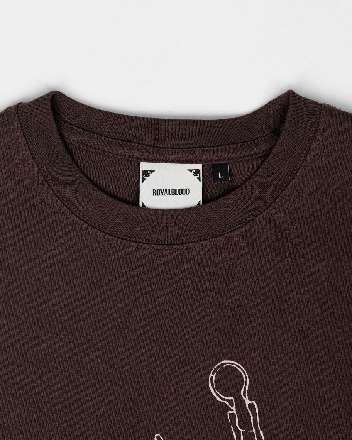 로얄블러드(ROYALBLOOD) Poseokjeong T-Shirt (Brown)