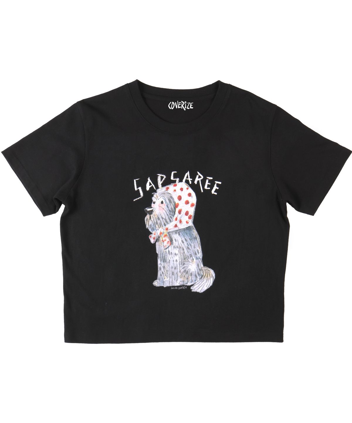 커버라이즈(COVERIZE) CLOTH SAPSAREE CROP TEE (WHITE)
