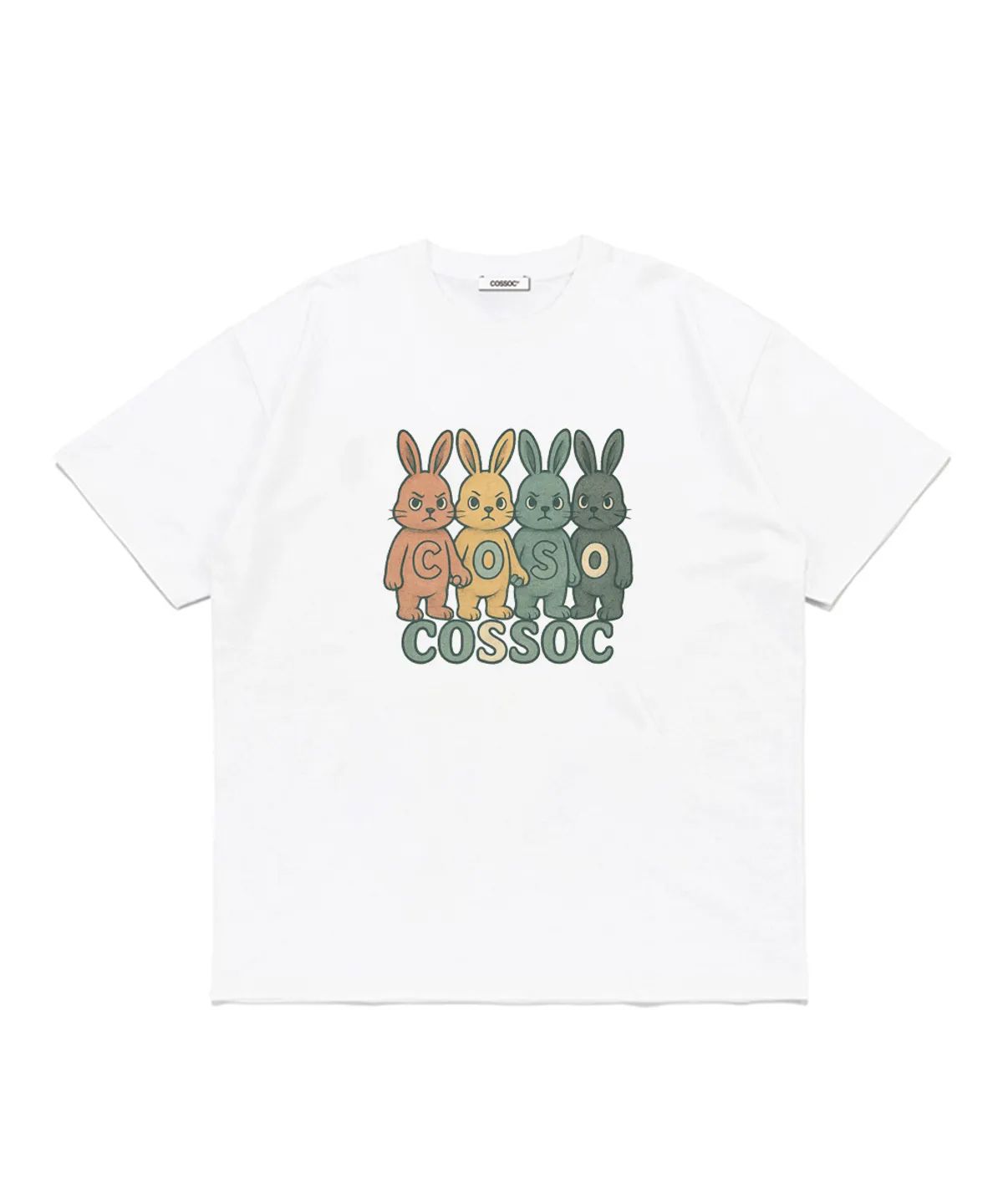 코소(COSO) 코소 래빗 티셔츠 (WHITE)