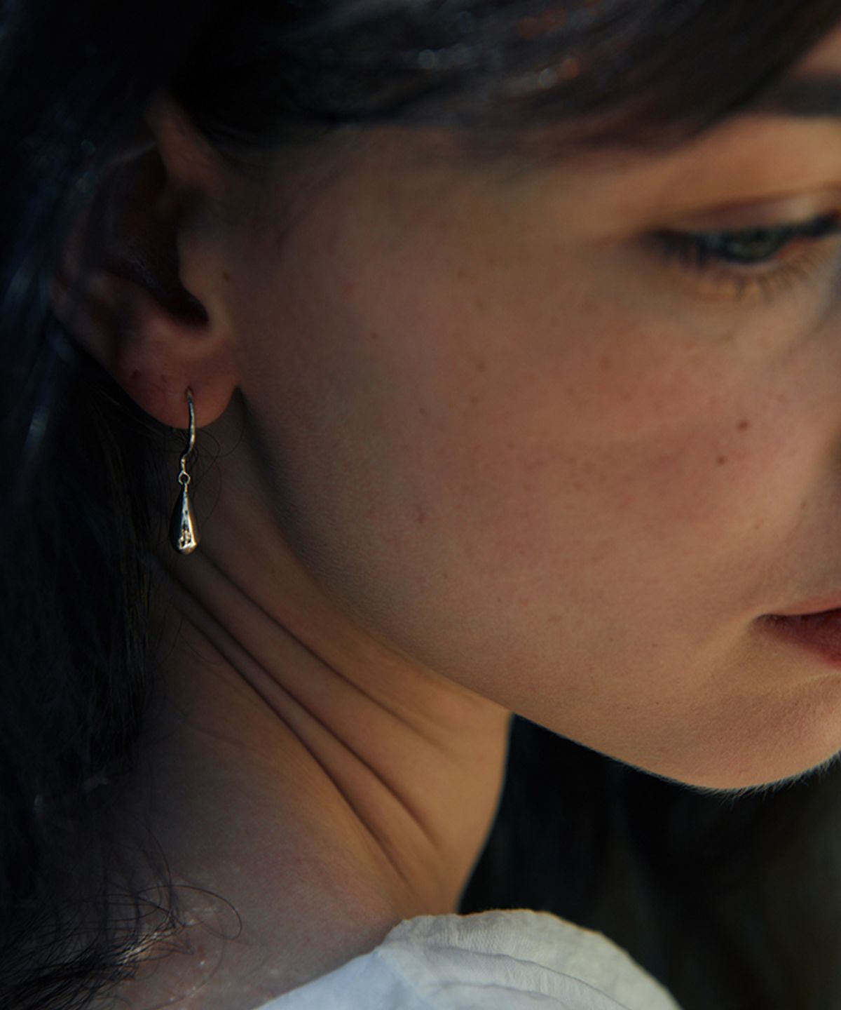 베흐트(VERTE) [925 silver] Deux.silver.217 / larme ball earring