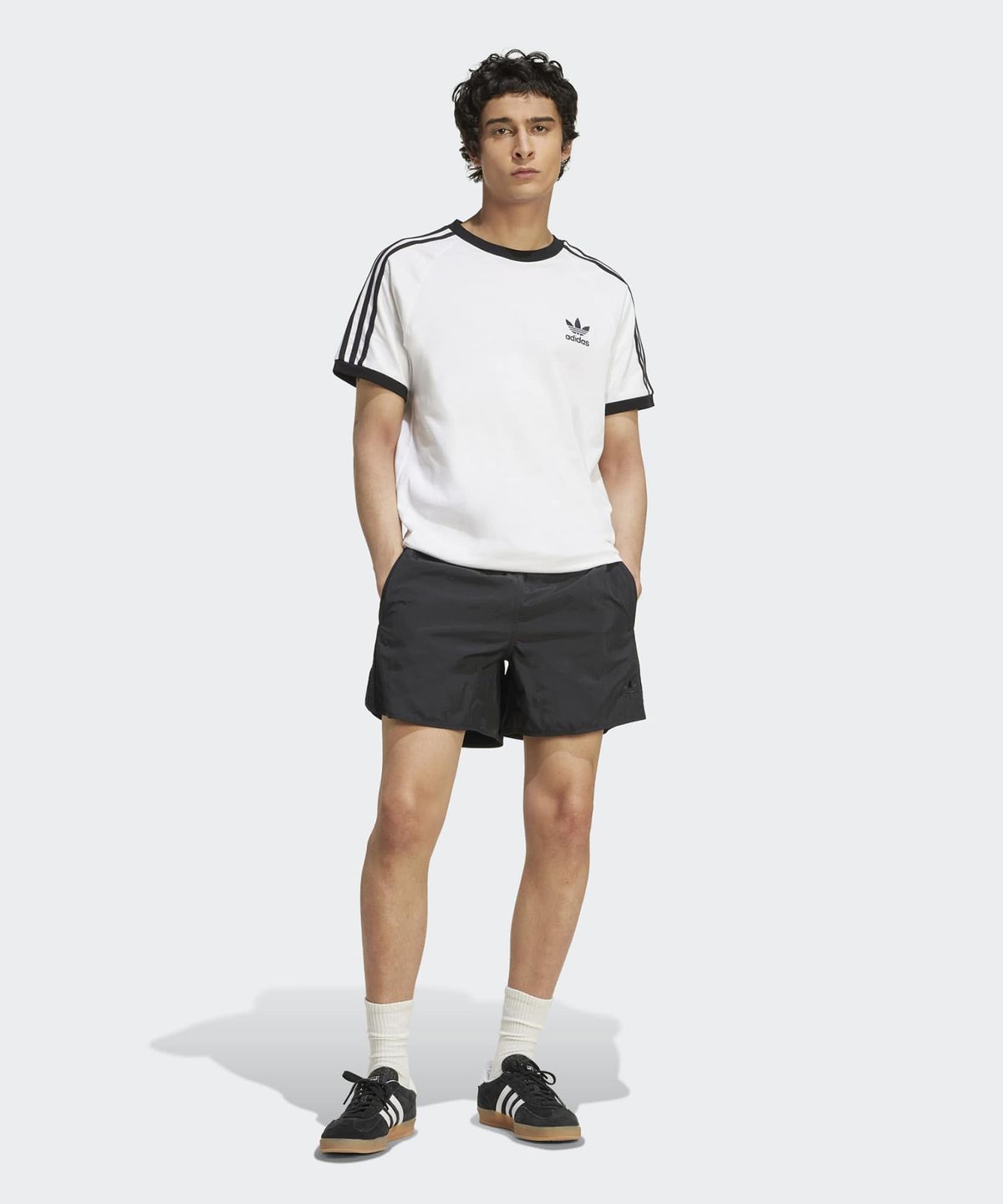 아디다스(ADIDAS) 스프린터 숏 팬츠 - 블랙 / JY1273