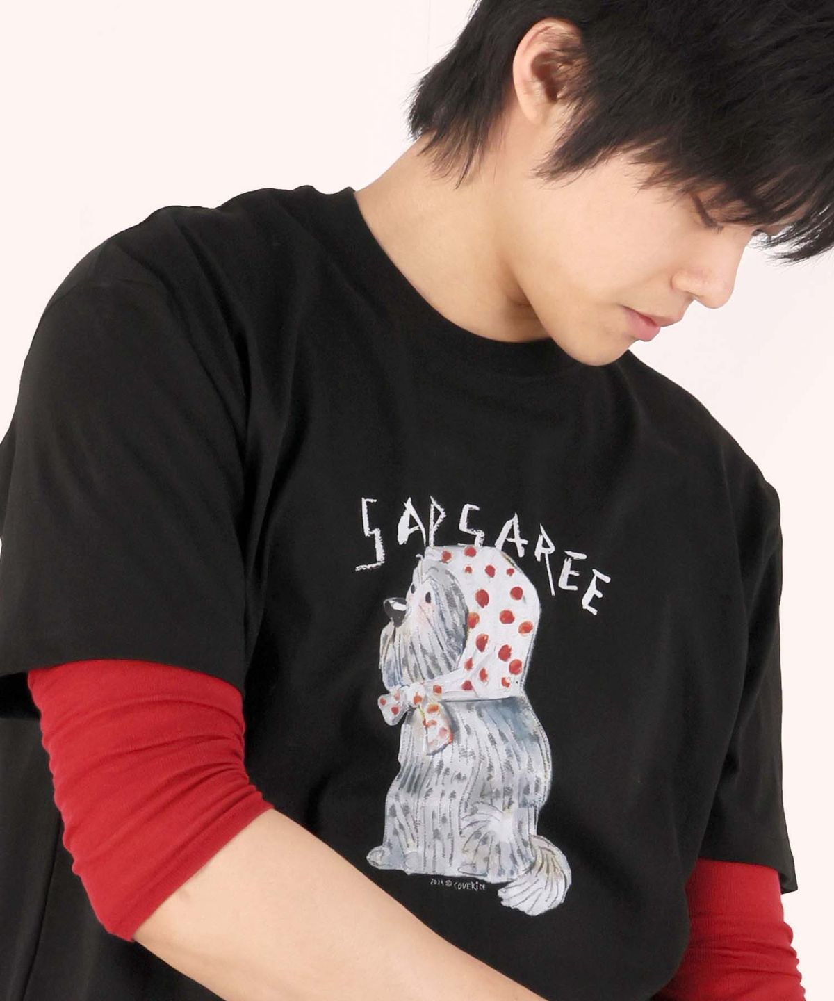 커버라이즈(COVERIZE) CLOTH SAPSAREE TEE (WHITE)