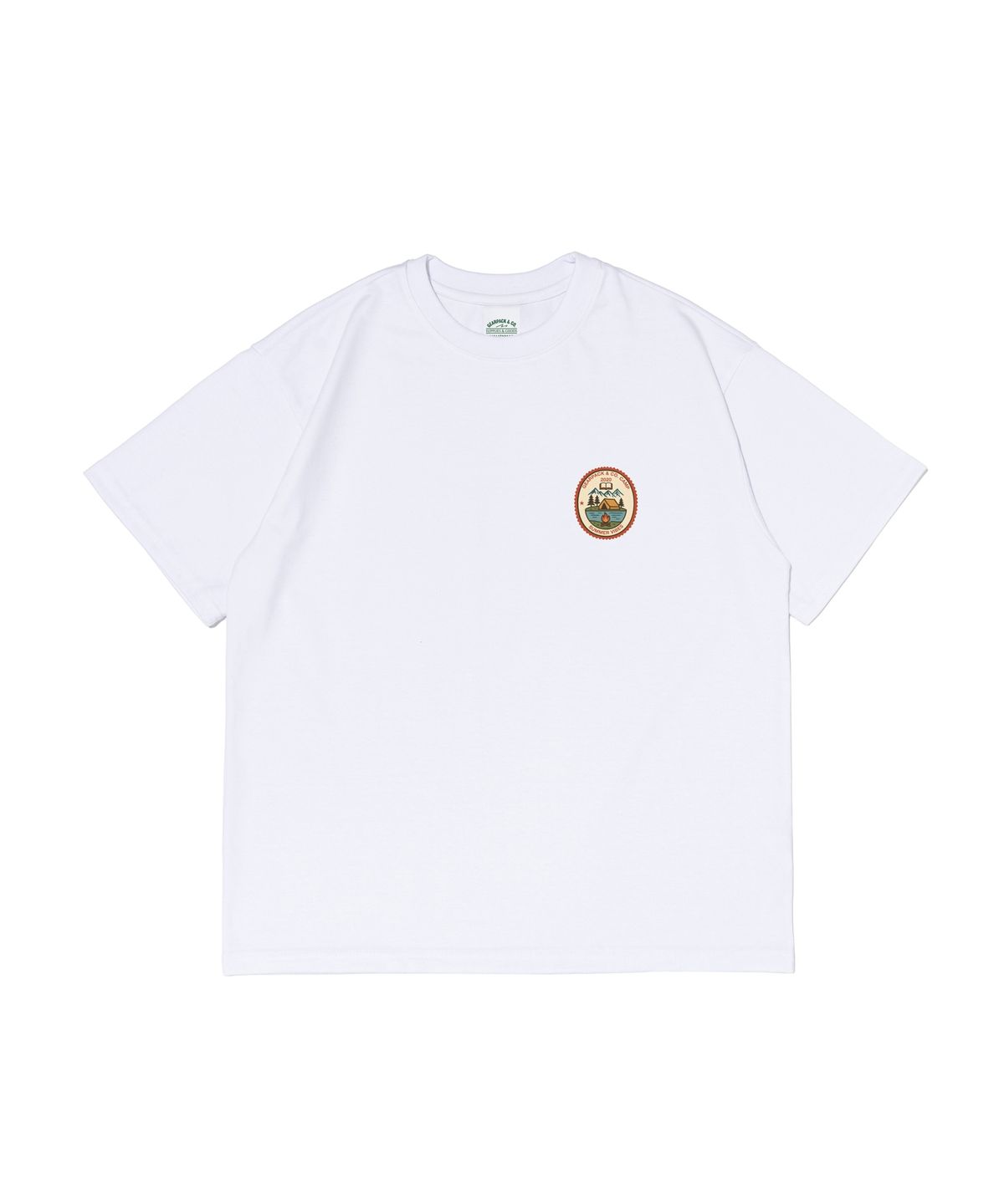 웍스앤코(WORKS & CO.) 아웃도어 내츄럴 반팔티셔츠 (화이트)
