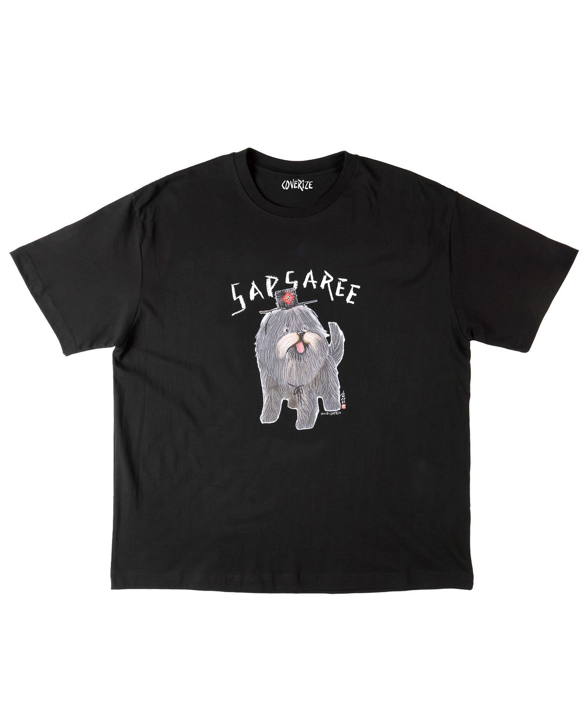커버라이즈(COVERIZE) SATGAT SAPSAREE TEE (BLACK)