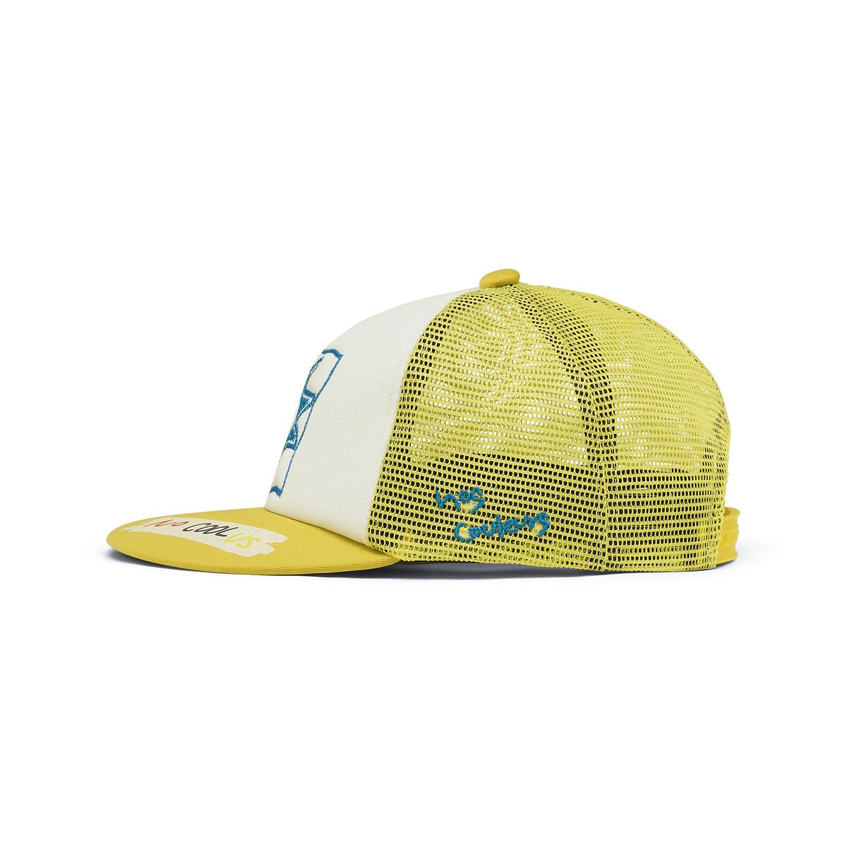 노쿨러스(NOSCOULEURS) FLOWER MESH CAP YELLOW