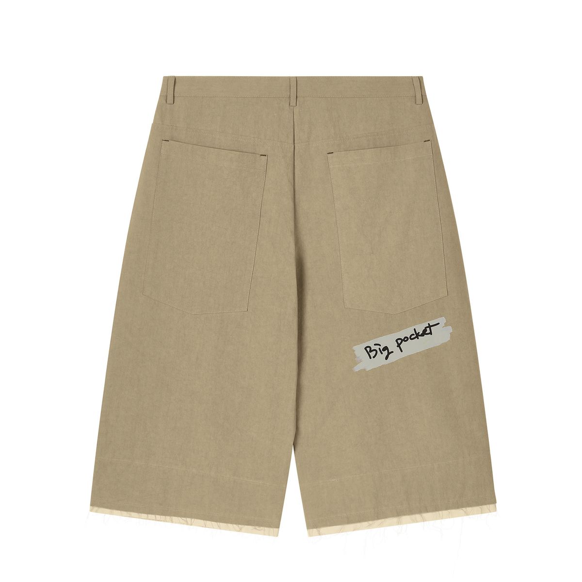 노쿨러스(NOSCOULEURS) CUT OFF SHORTS BEIGE