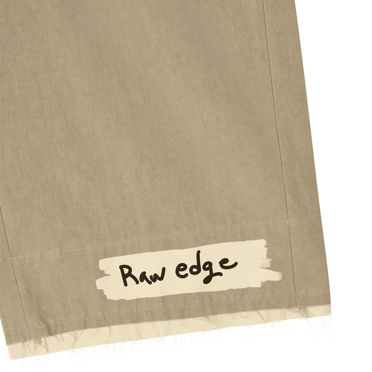 노쿨러스(NOSCOULEURS) CUT OFF SHORTS BEIGE