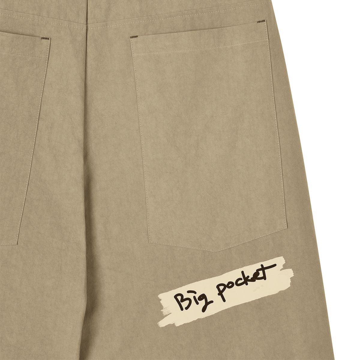 노쿨러스(NOSCOULEURS) CUT OFF SHORTS BEIGE