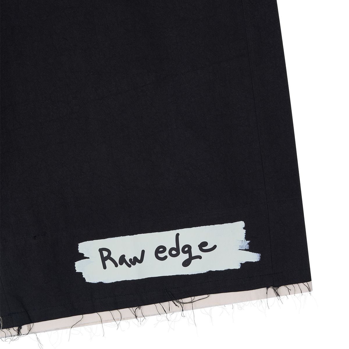 노쿨러스(NOSCOULEURS) CUT OFF SHORTS BLACK