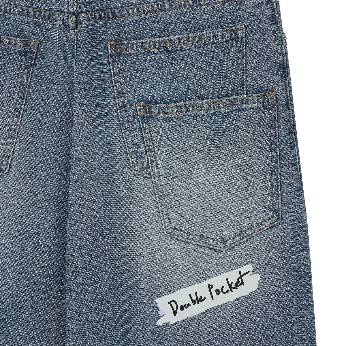 노쿨러스(NOSCOULEURS) TRACES DENIM PANTS LIGHT INDIGO