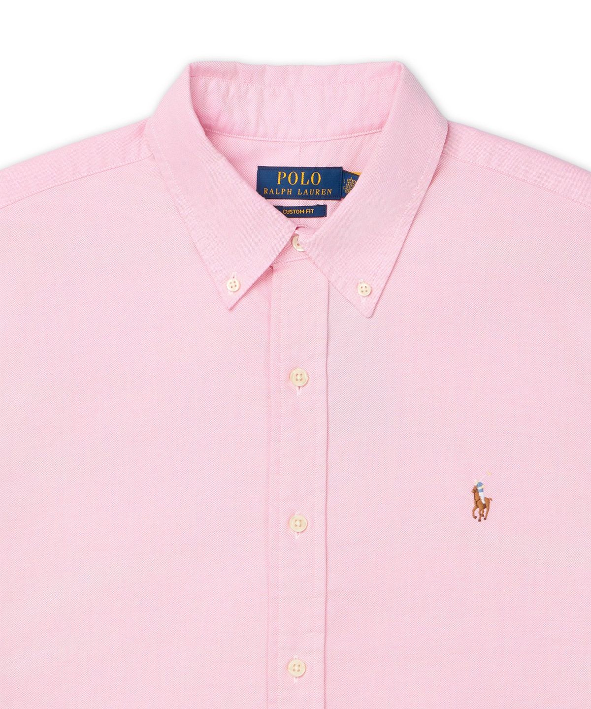폴로 랄프 로렌(POLO RALPH LAUREN) 커스텀핏 옥스포드 셔츠-핑크