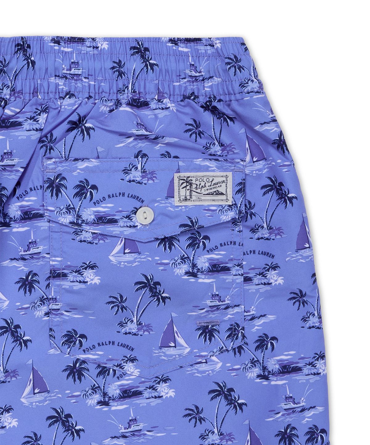 폴로 랄프 로렌(POLO RALPH LAUREN) 14.6cm 트래블러 클래식 스윔 트렁크-블루