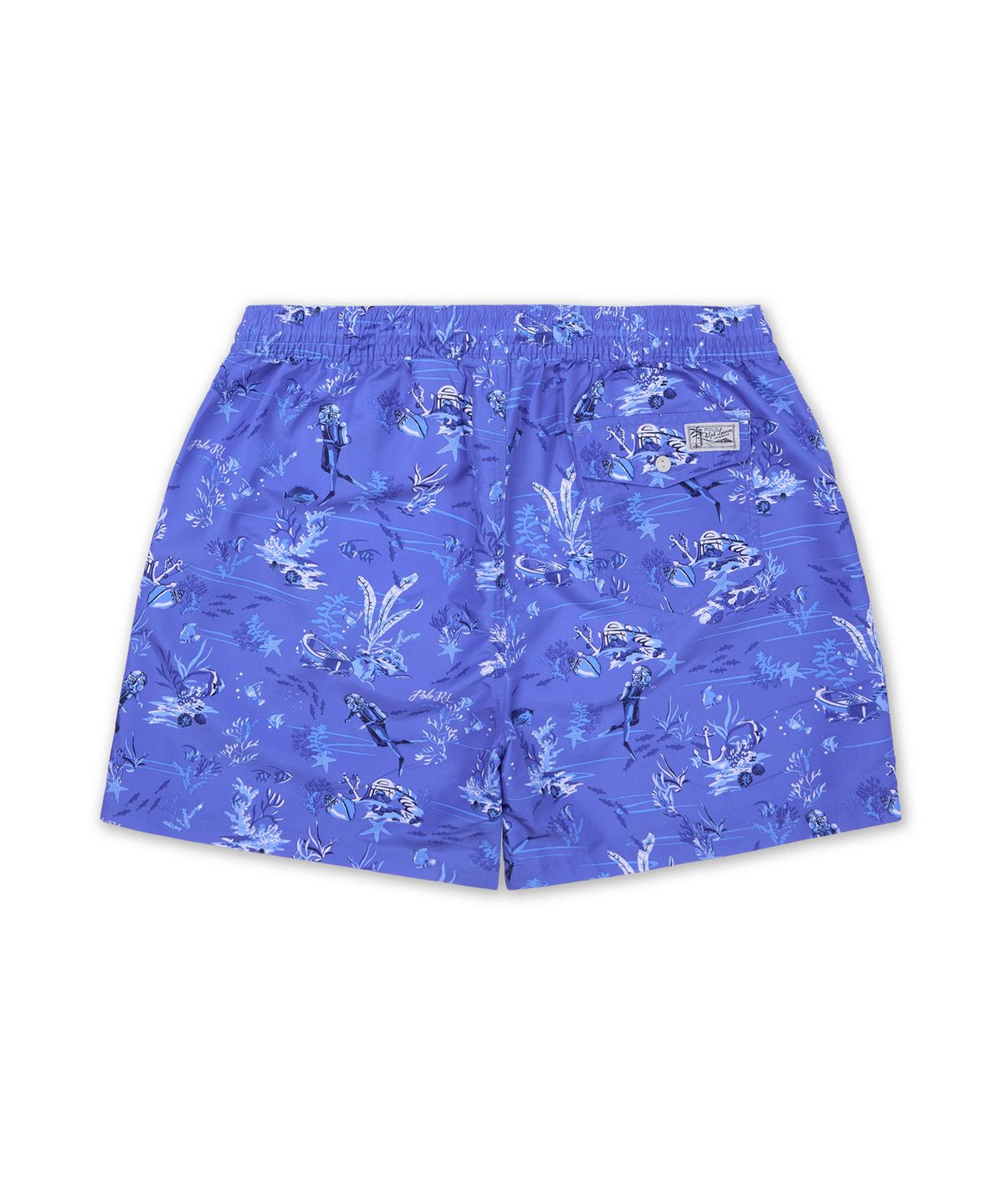 폴로 랄프 로렌(POLO RALPH LAUREN) 14.6cm 트래블러 클래식 스윔 트렁크-블루