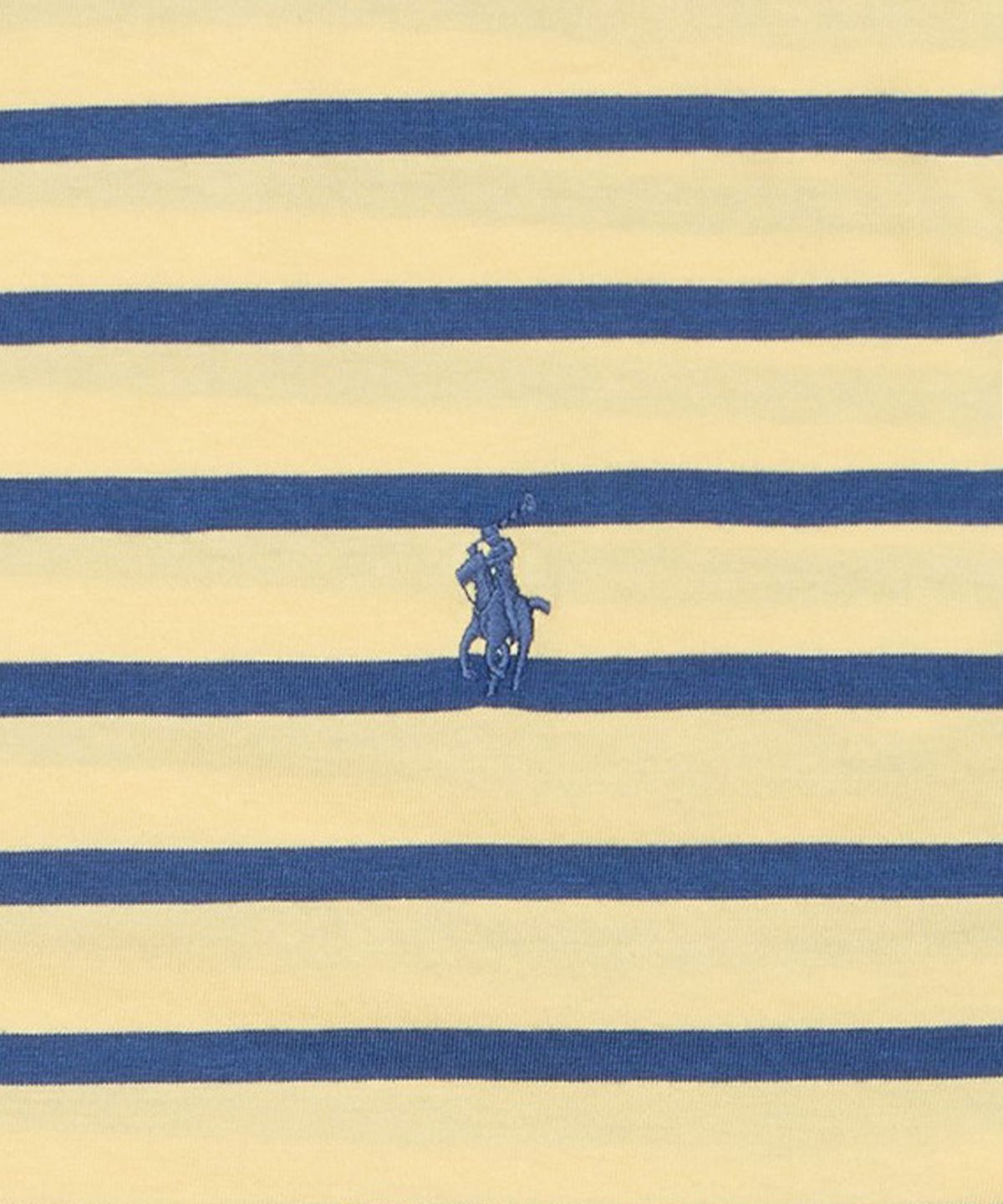 폴로 랄프 로렌(POLO RALPH LAUREN) 커스텀 슬림핏 스트라이프 저지 티셔츠-옐로우