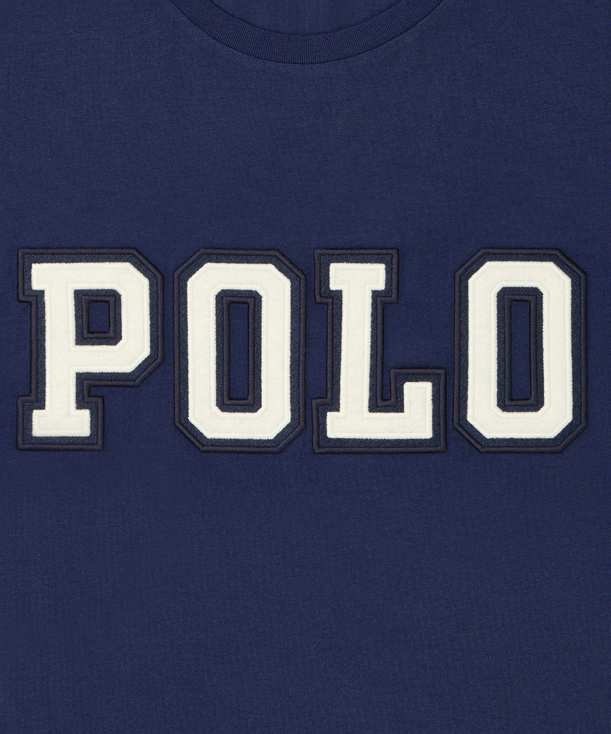 폴로 랄프 로렌(POLO RALPH LAUREN) 클래식핏 로고 저지 티셔츠-네이비