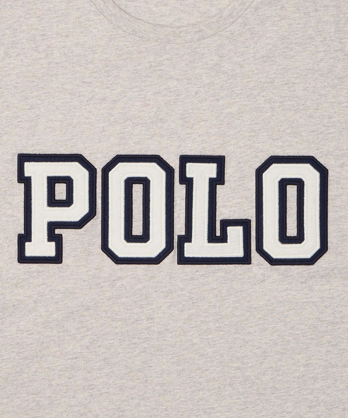 폴로 랄프 로렌(POLO RALPH LAUREN) 클래식핏 로고 저지 티셔츠-그레이