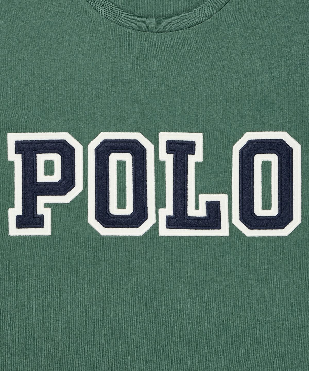 폴로 랄프 로렌(POLO RALPH LAUREN) 클래식핏 로고 저지 티셔츠-그린