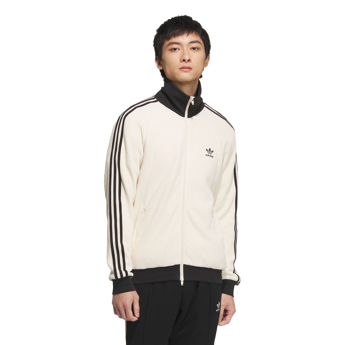 아디다스(ADIDAS) 아디컬러 클래식 트랙탑 (와플) - 원더화이트 / JW0109