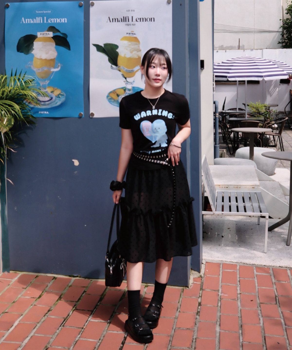 코튼리버스클럽(COTTONREBIRTHCLUB) 멜팅켓 슬림핏 티셔츠  (4컬러)