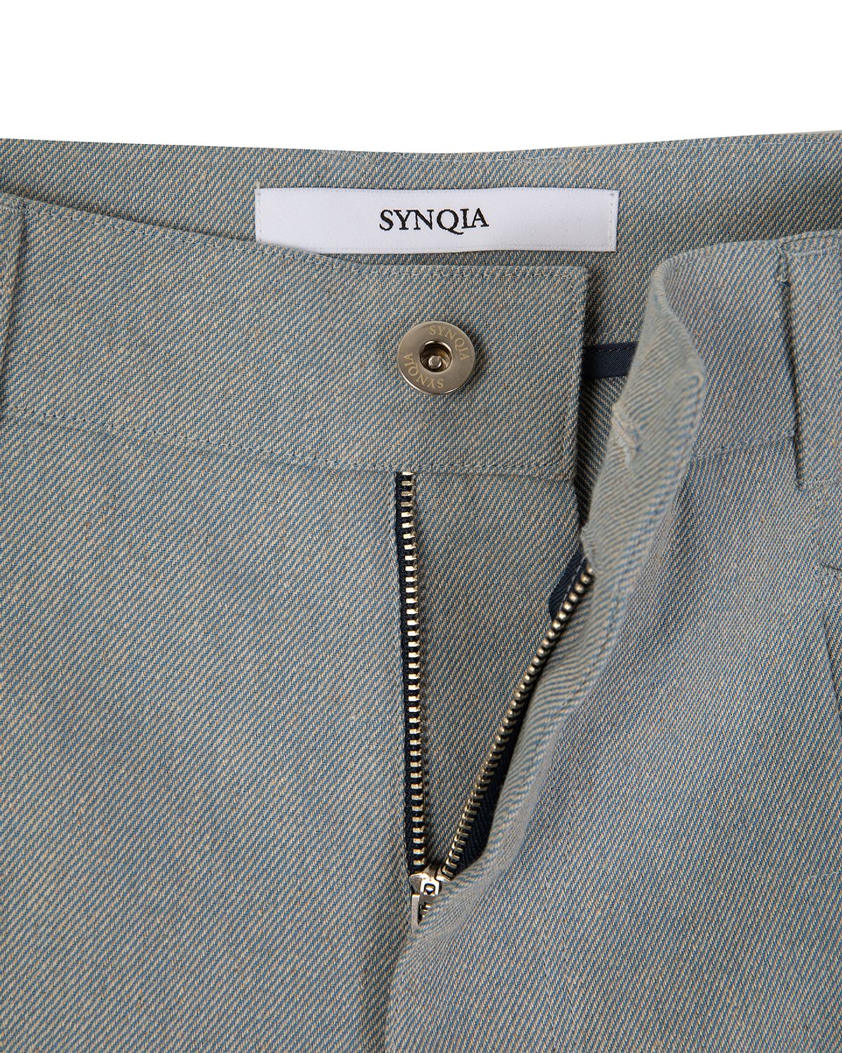 신키아(SYNQIA) 린넨 코튼 멀티 포켓 팬츠 원 스카이