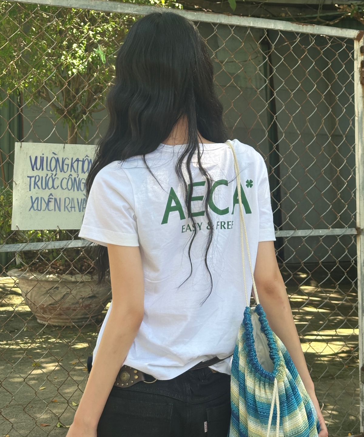 에이카화이트(AECA) AECA SIGNATURE TEE-WHITE