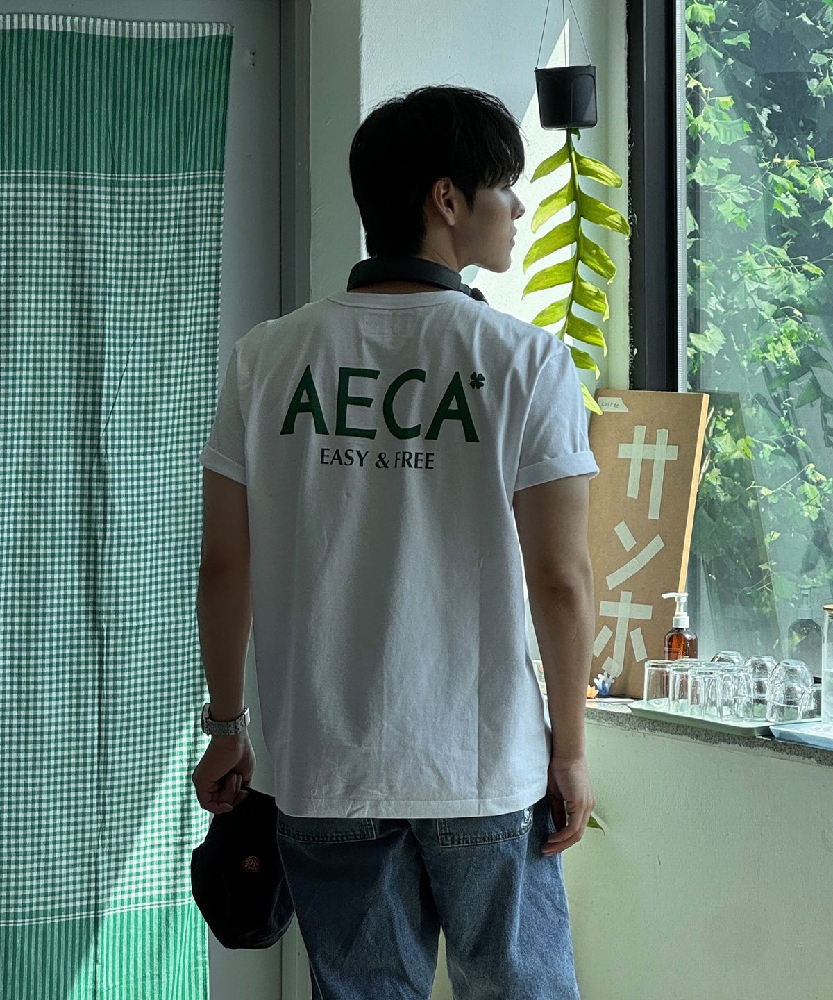 에이카화이트(AECA) AECA SIGNATURE TEE-WHITE