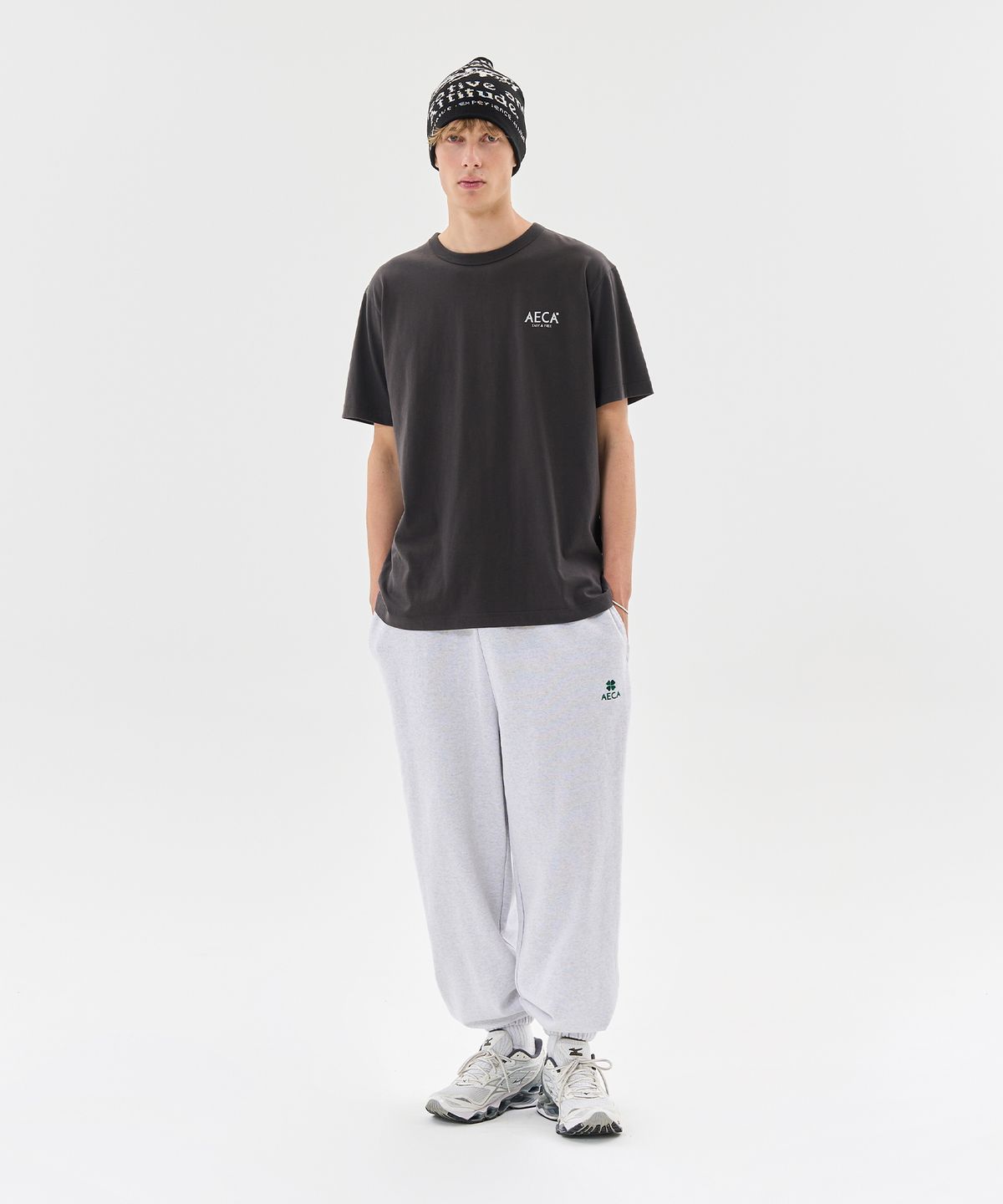 에이카화이트(AECA) AECA SIGNATURE TEE-LIGHT GREY