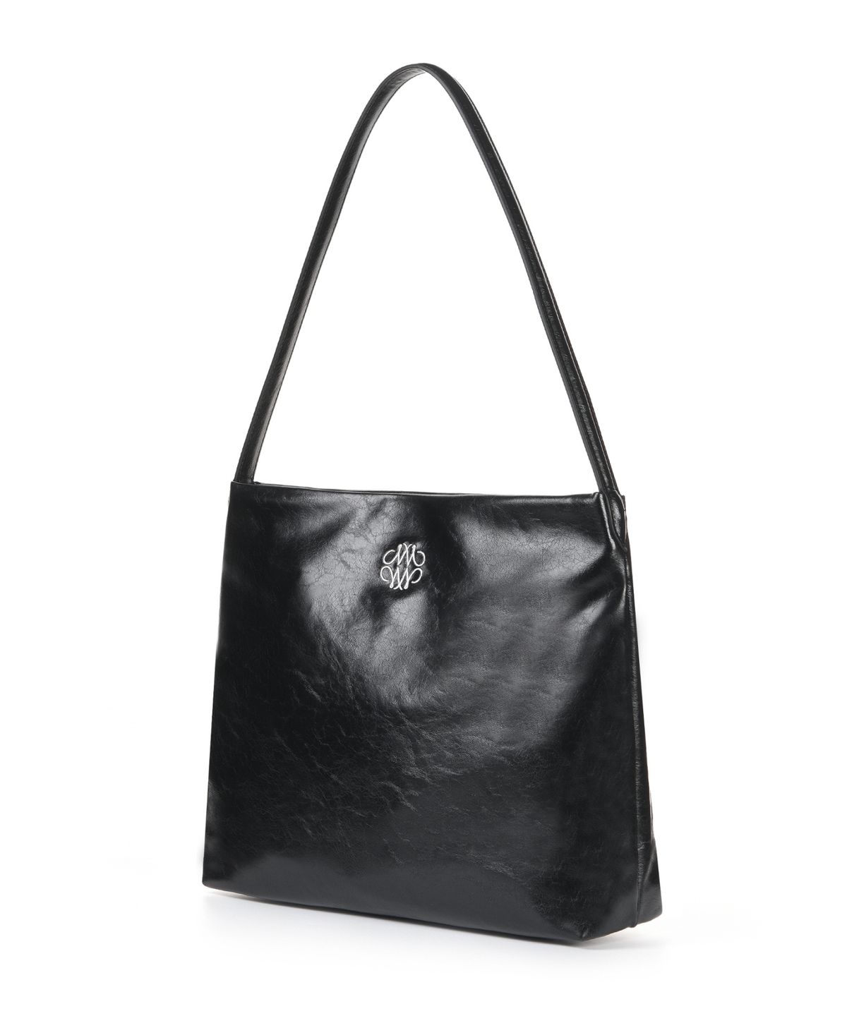 닉앤니콜(NICK&NICOLE) ESSENTIAL LEATHER SQUARE BAG_BLACK