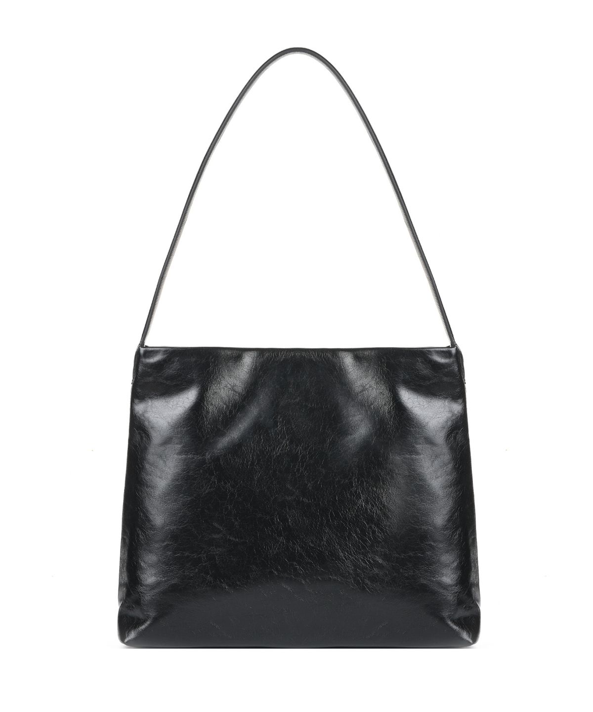 닉앤니콜(NICK&NICOLE) ESSENTIAL LEATHER SQUARE BAG_BLACK