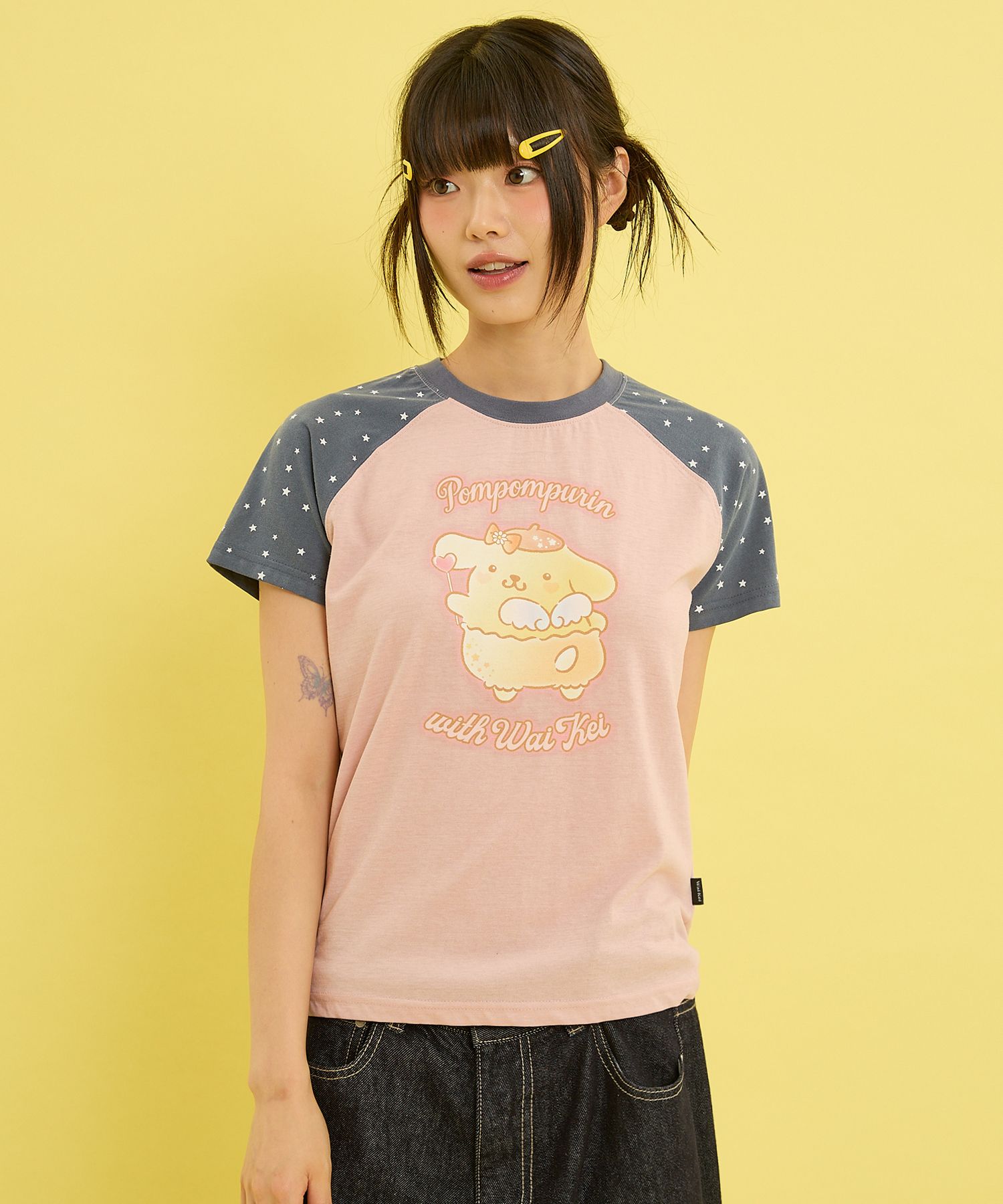 Wai Kei☆POMPOMPURIN Big Graphic Half Sleeve T-shirt MUSINSA | WAI KEI Bubble Pompompurin Graphic Short Sleeve T
