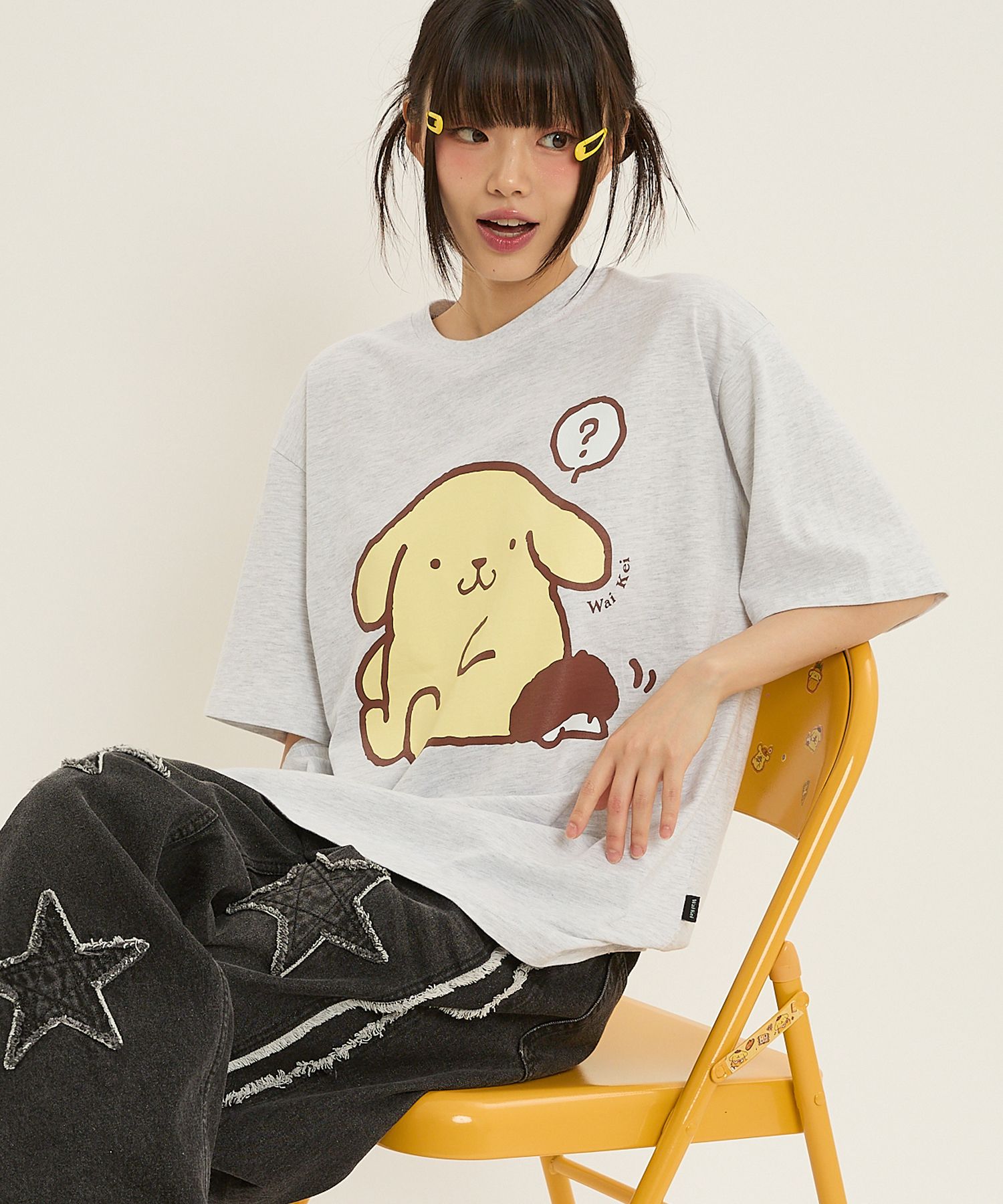 Wai Kei☆POMPOMPURIN Big Graphic Half Sleeve T-shirt MUSINSA | WAI KEI Pompompurin big graphic short sleeve t
