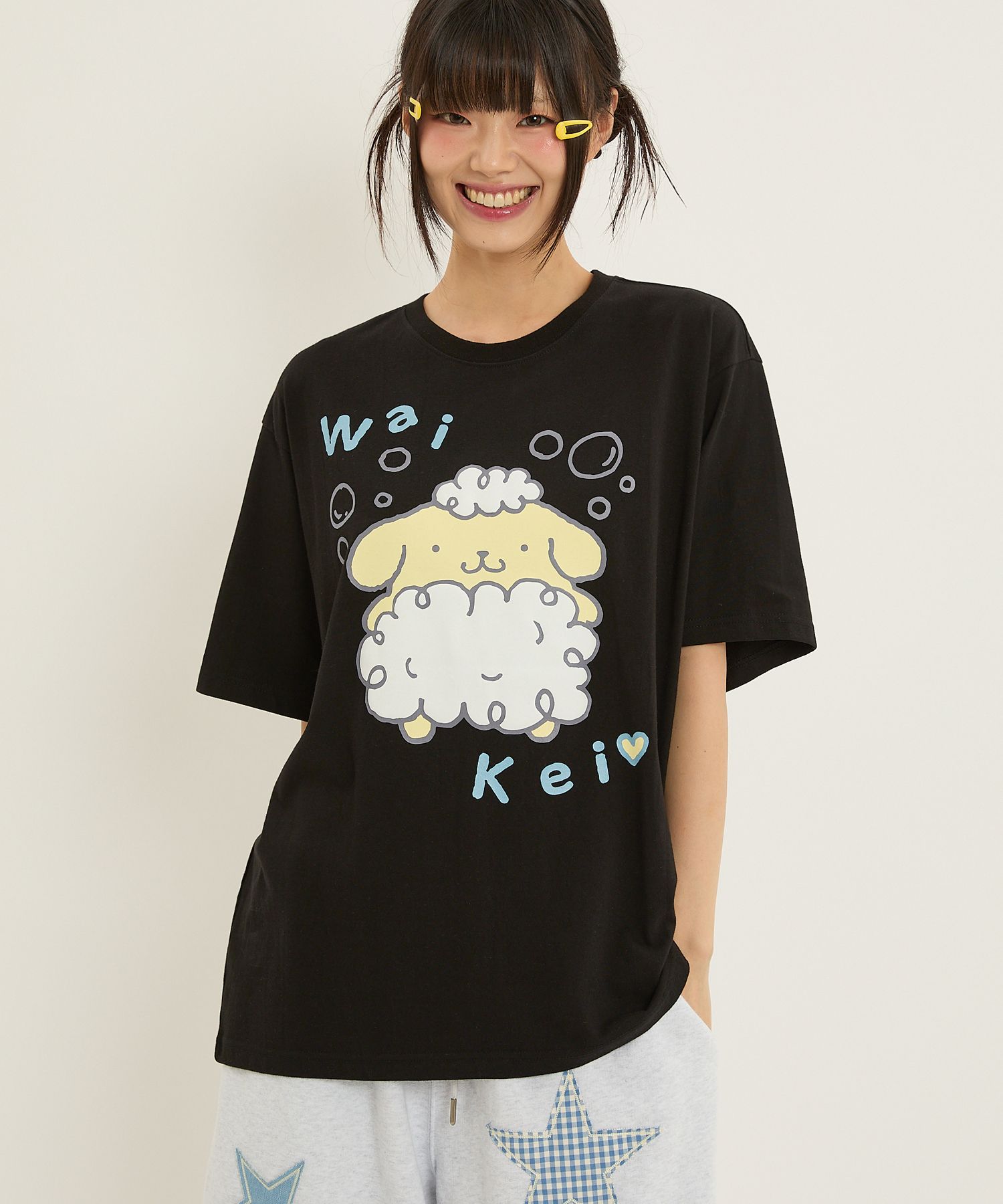 Wai Kei☆POMPOMPURIN Big Graphic Half Sleeve T-shirt MUSINSA | WAI KEI Bubble Pompompurin Graphic Short Sleeve T