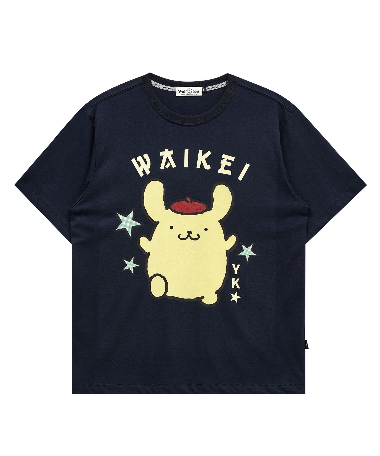 Wai Kei☆POMPOMPURIN With Star Half Sleeve T-shirt MUSINSA | WAI KEI Pompompurin with star short sleeve t-shirt