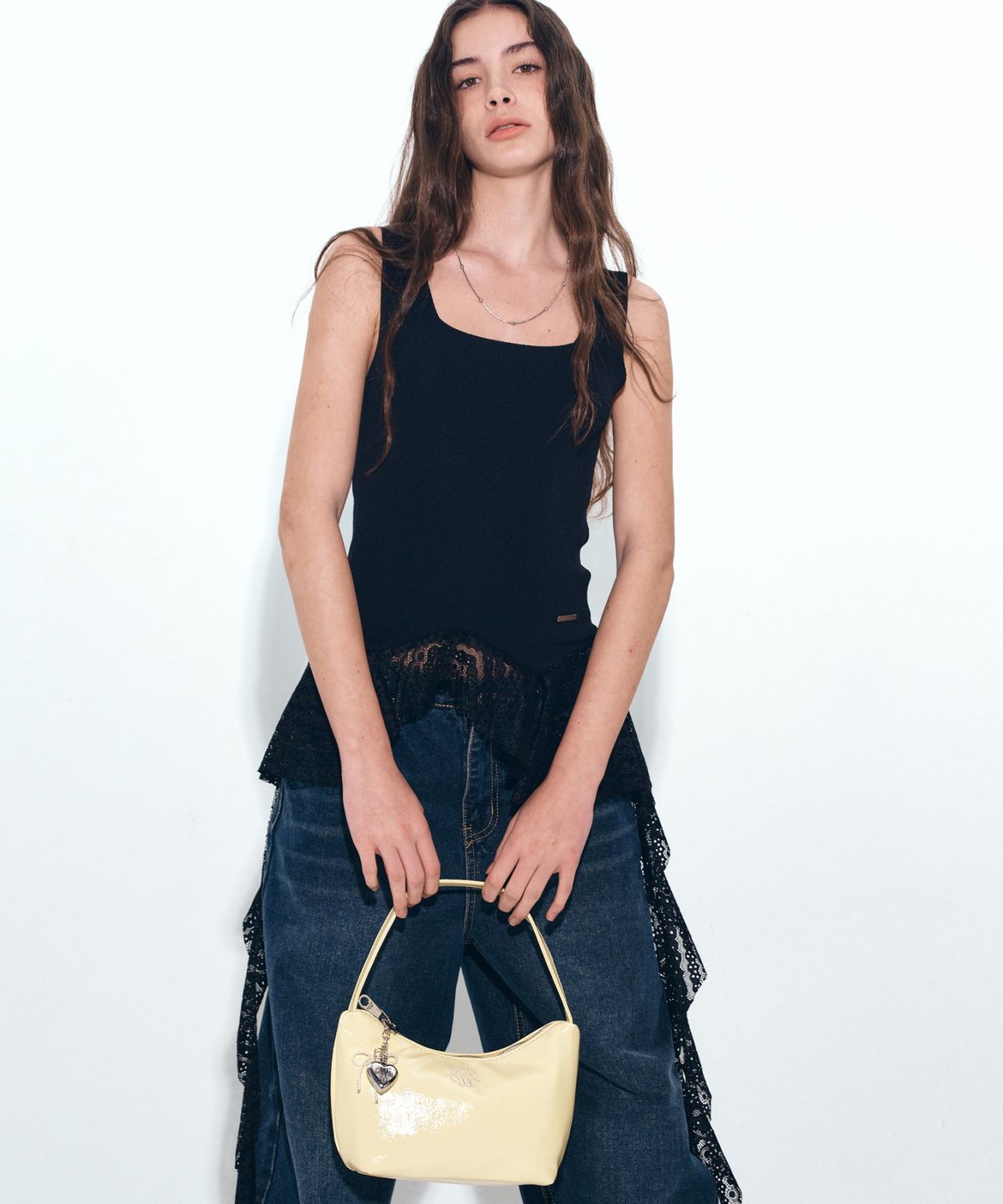 닉앤니콜(NICK&NICOLE) NICOLE MINI HOBO BAG_BUTTER YELLOW