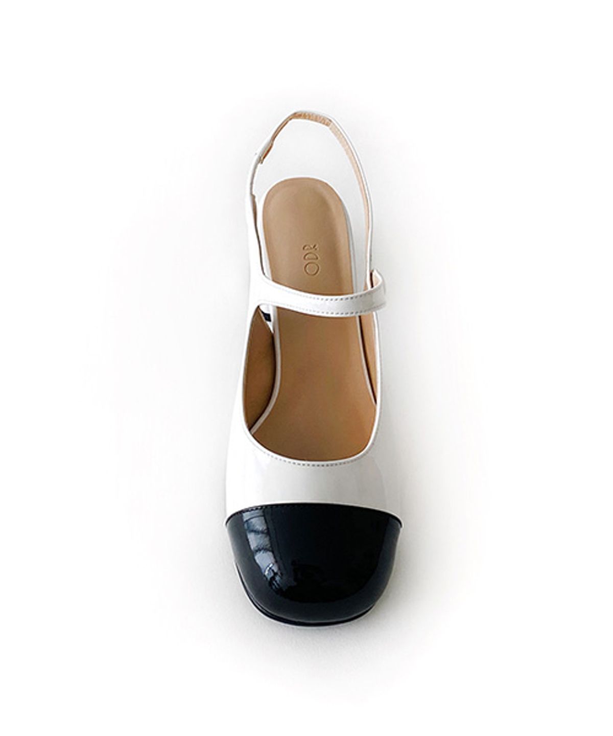 오드리(ODR) 아멜리아 슬링백_white 5cm ODR220114