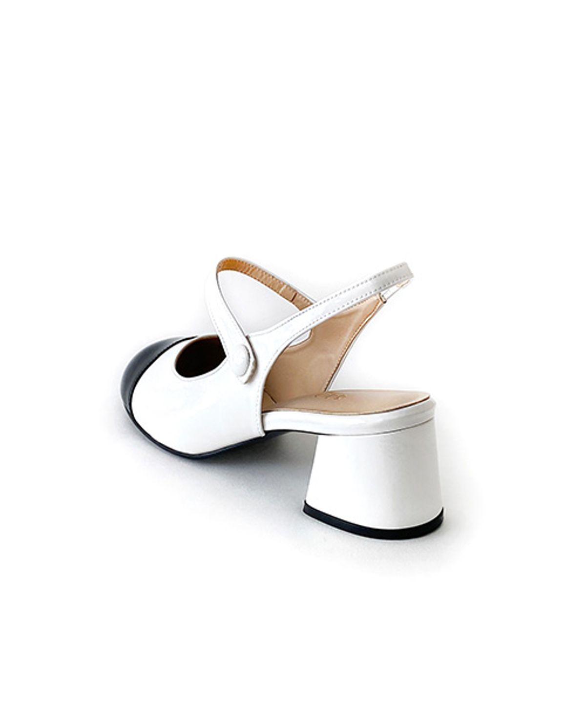 오드리(ODR) 아멜리아 슬링백_white 5cm ODR220114