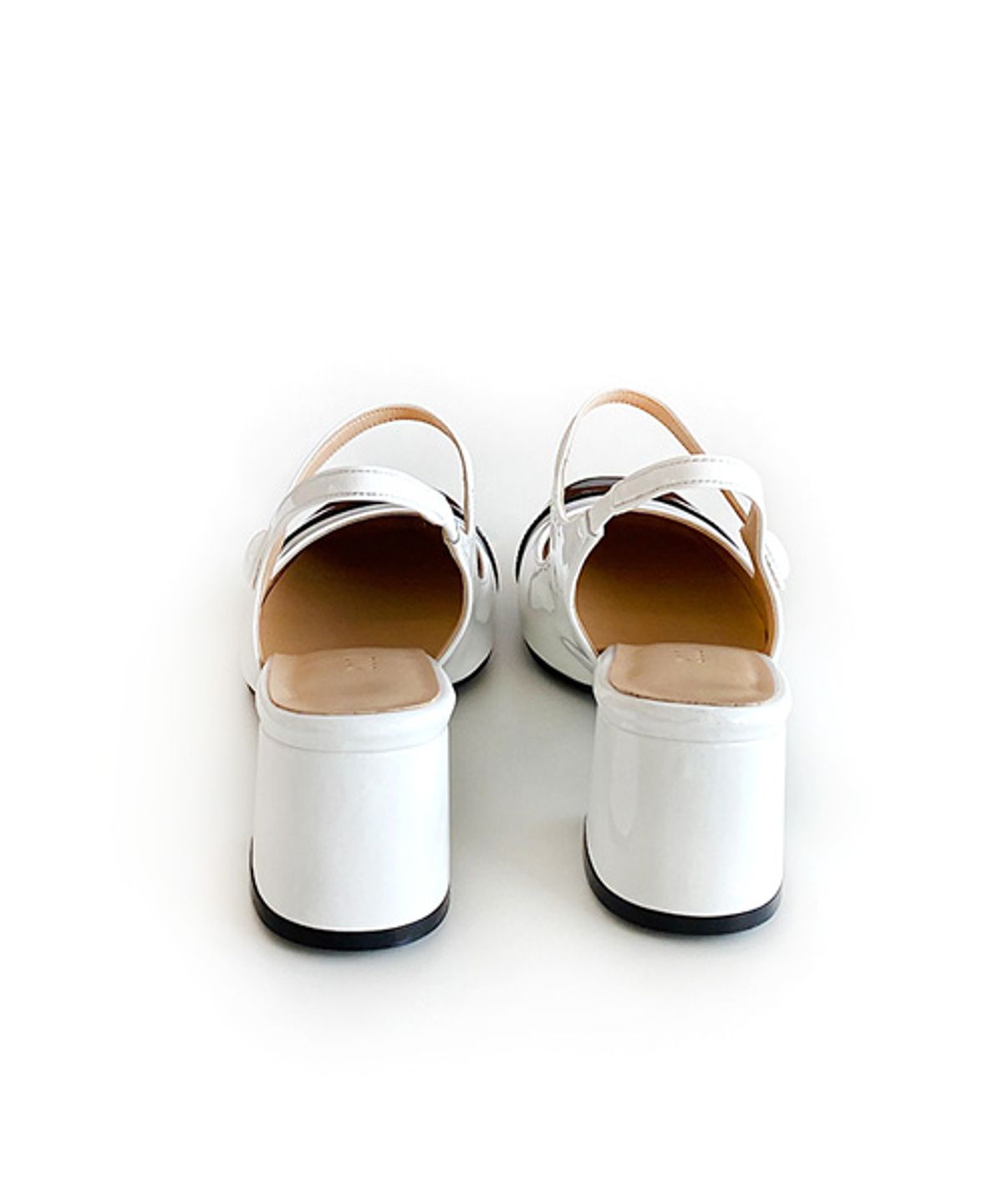 오드리(ODR) 아멜리아 슬링백_white 5cm ODR220114