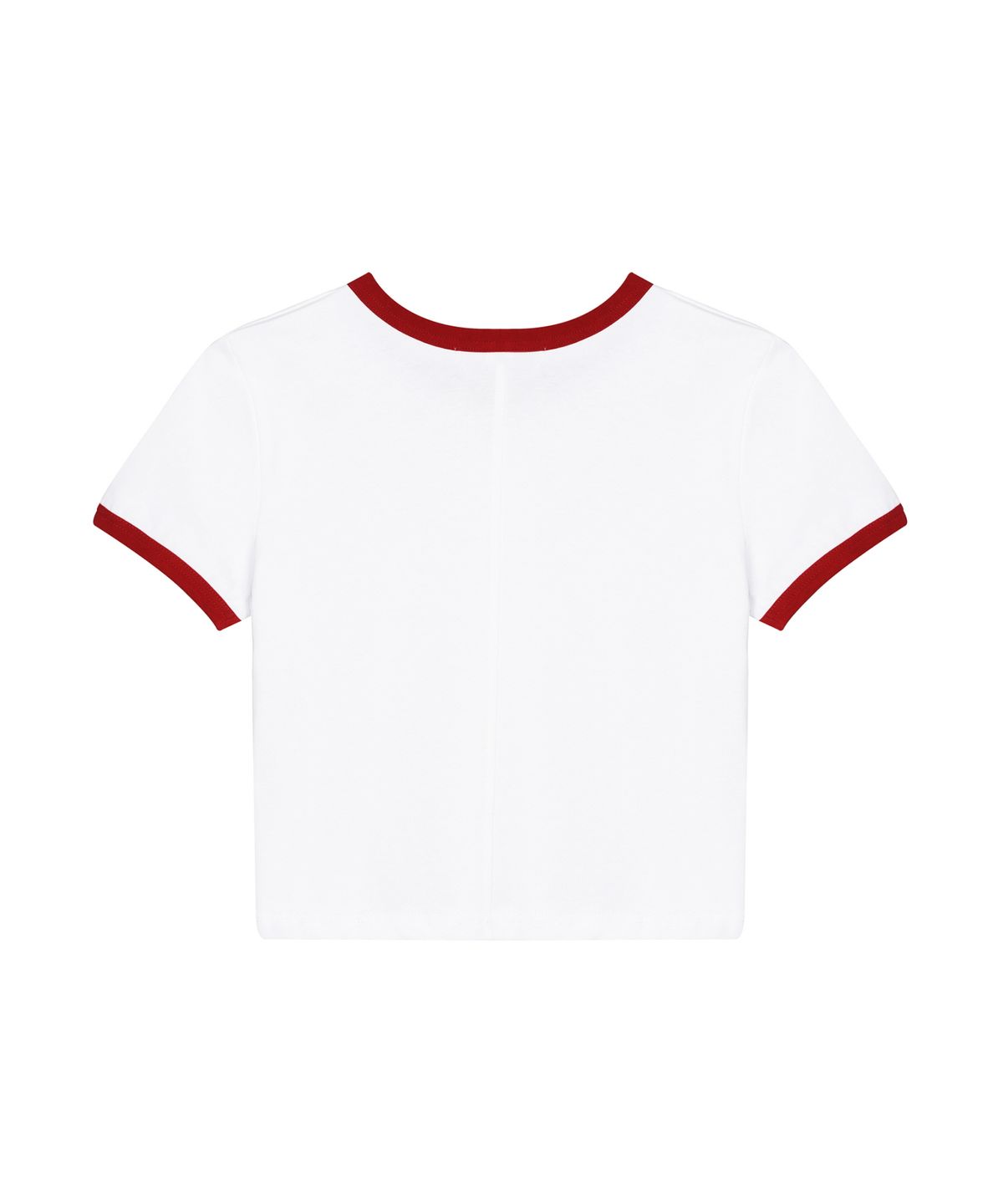 닉앤니콜(NICK&NICOLE) NICOLE PRINTING RINGER CROP TOP_WHITE RED
