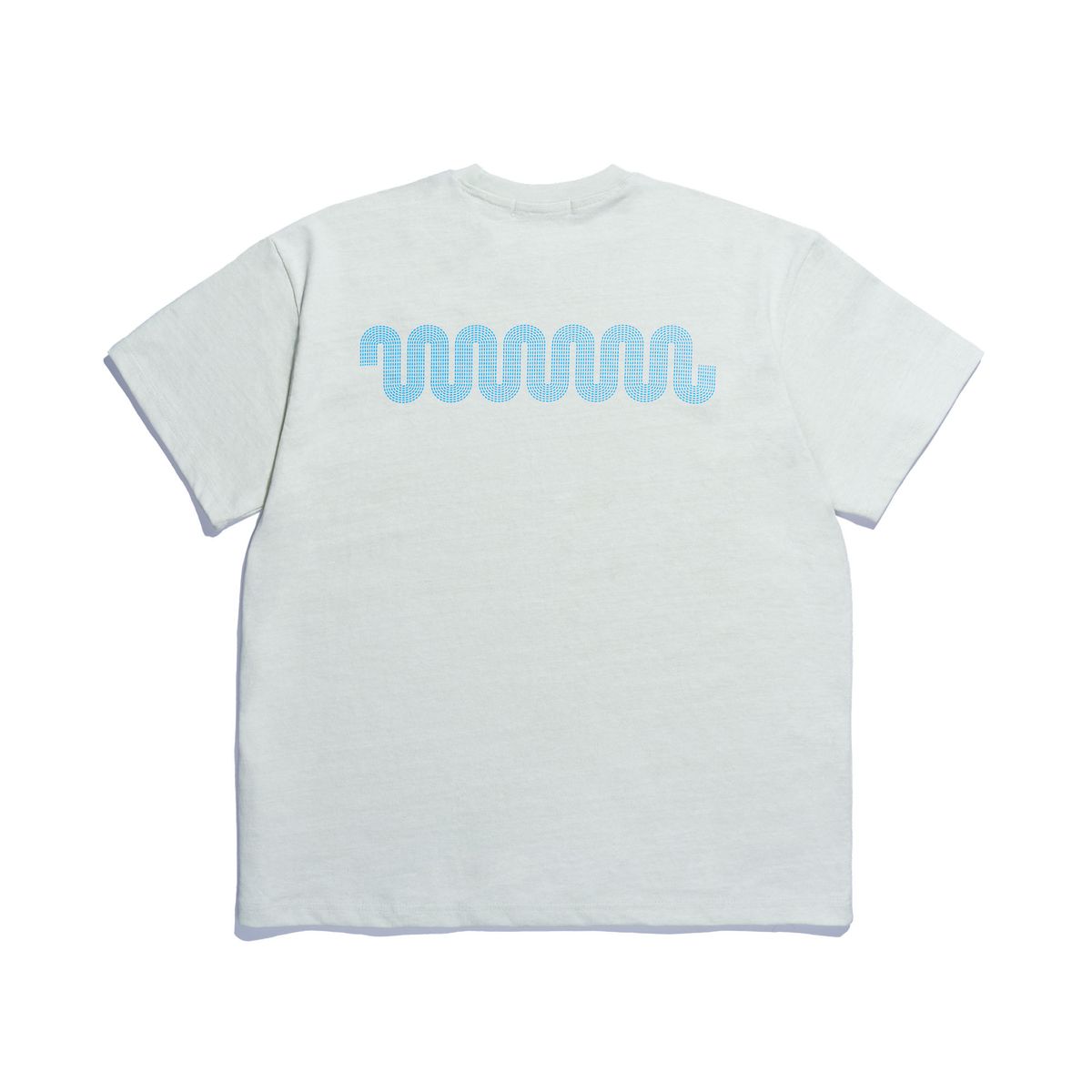 낫뉴(NOT NEW) Wave Logo T-Shirt Pistachio